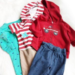 3-6 M Bundle of Boys/Unisex Infant Clothing Sweatpants Jumper Onesie Hoodie